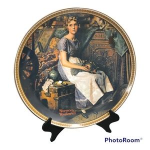 Dreaming in the Attic Plate | Norman Rockwell’s Rediscovered Women Collection